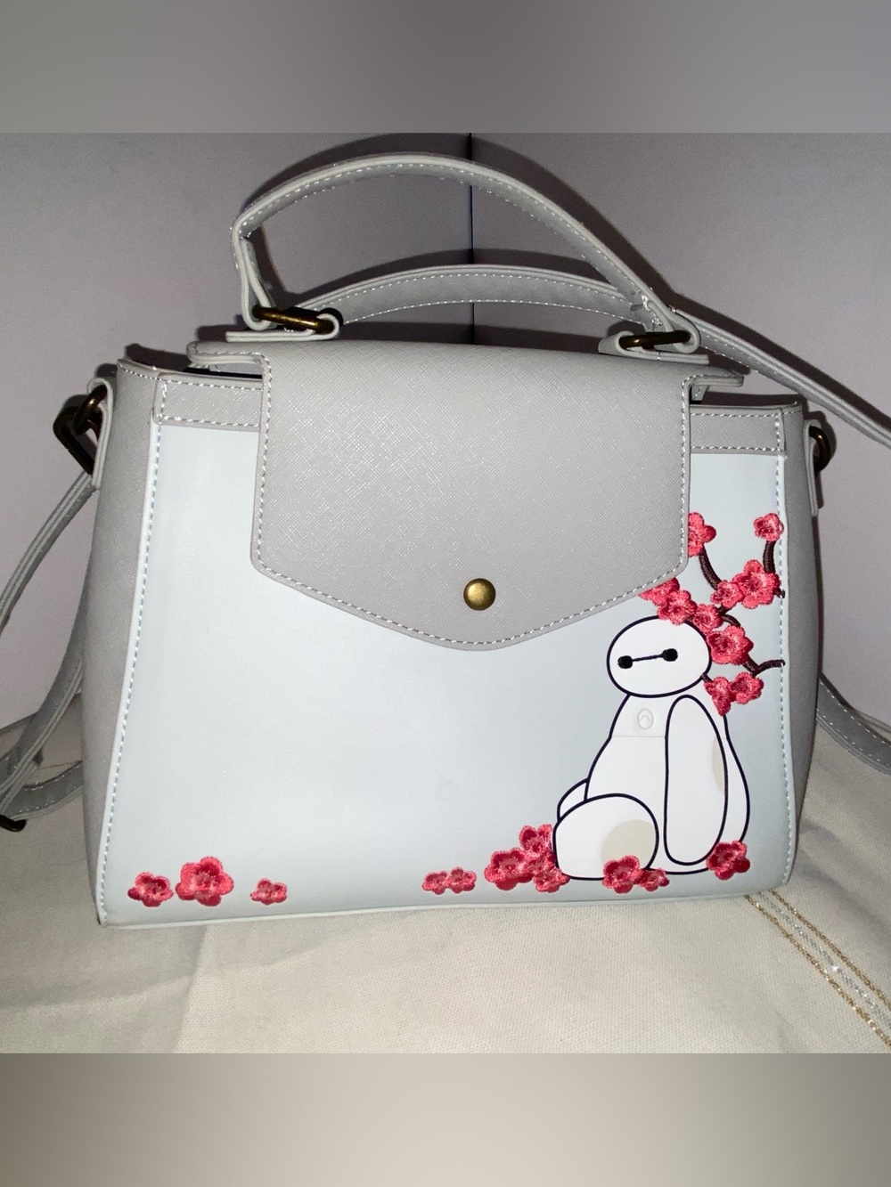 Loungefly Disney Big Hero 6 Baymax Cherry Blossom Handbag